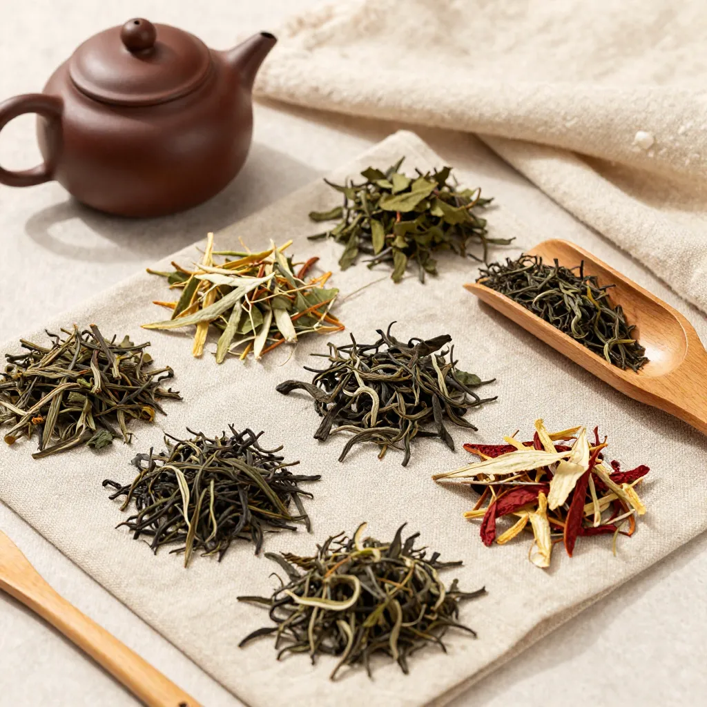 Premium tea selection